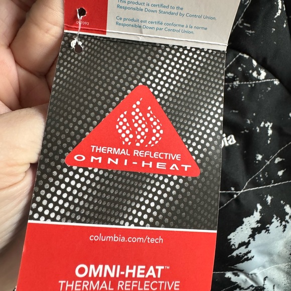 BRAND NEW* S Columbia Women’s Lay D Down Jacket - White Lookup Print - Picture 4 of 14